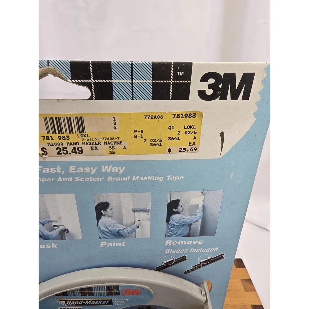 3M Hand-Masker M1000 Dispenser New Old Stock Vintage 2001 Made USA/Taiwan Rare!